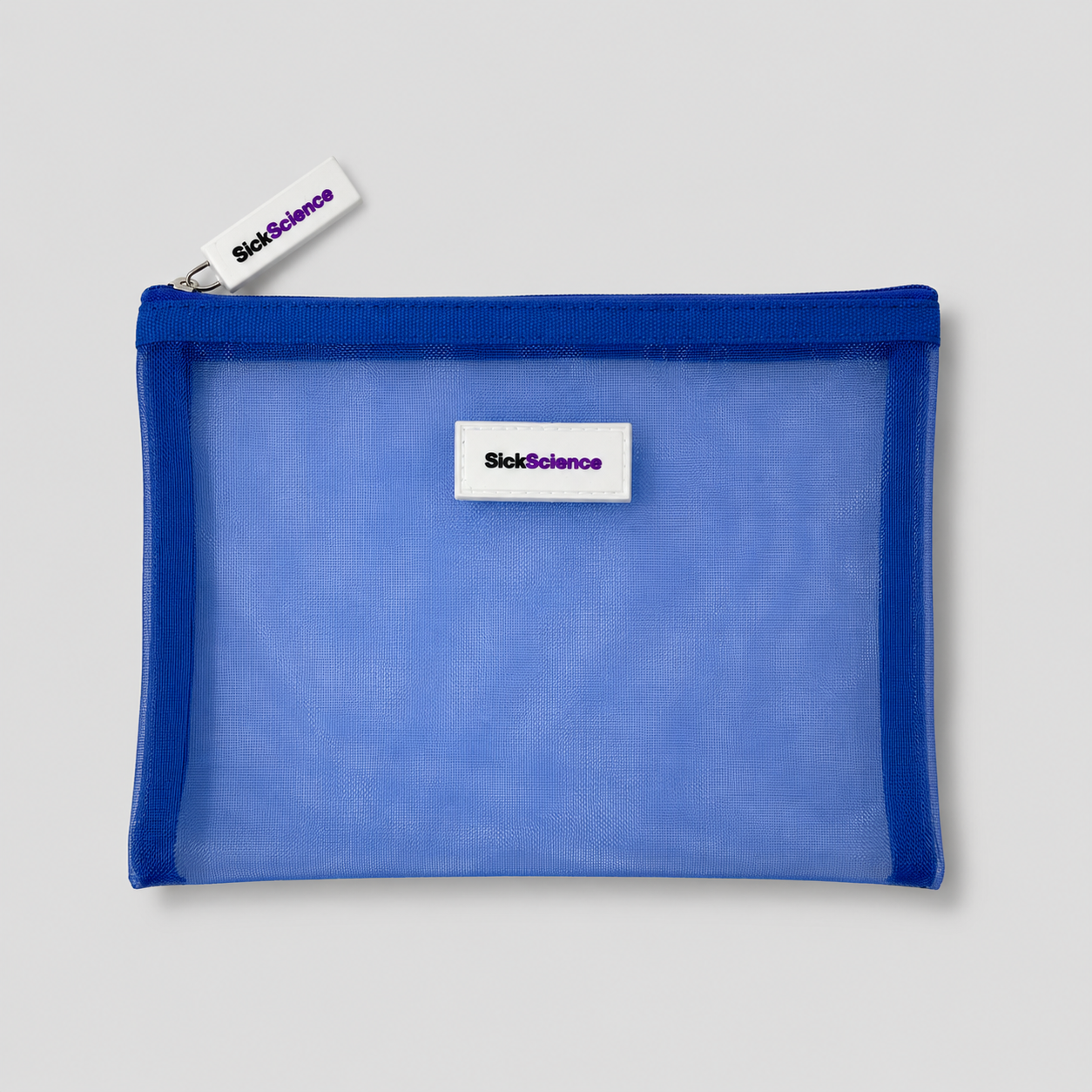 Zipper Pouch Makeup Bag Navy Blue