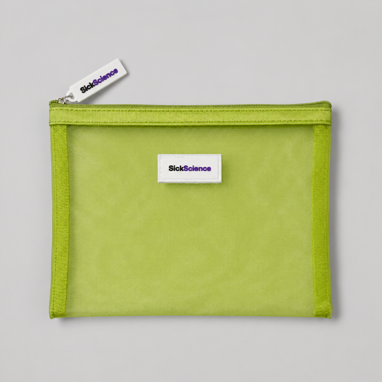 Zipper Pouch Makeup Bag Green
