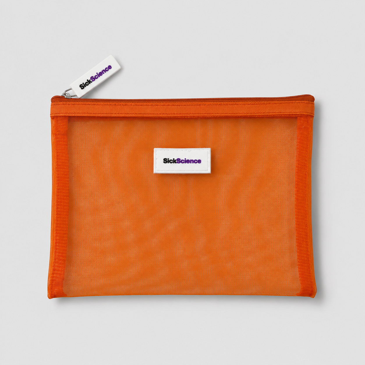 Zipper Pouch Makeup Bag Orange